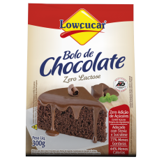 Bolo Lowçucar Zero Açúcar 150g - Chocolate